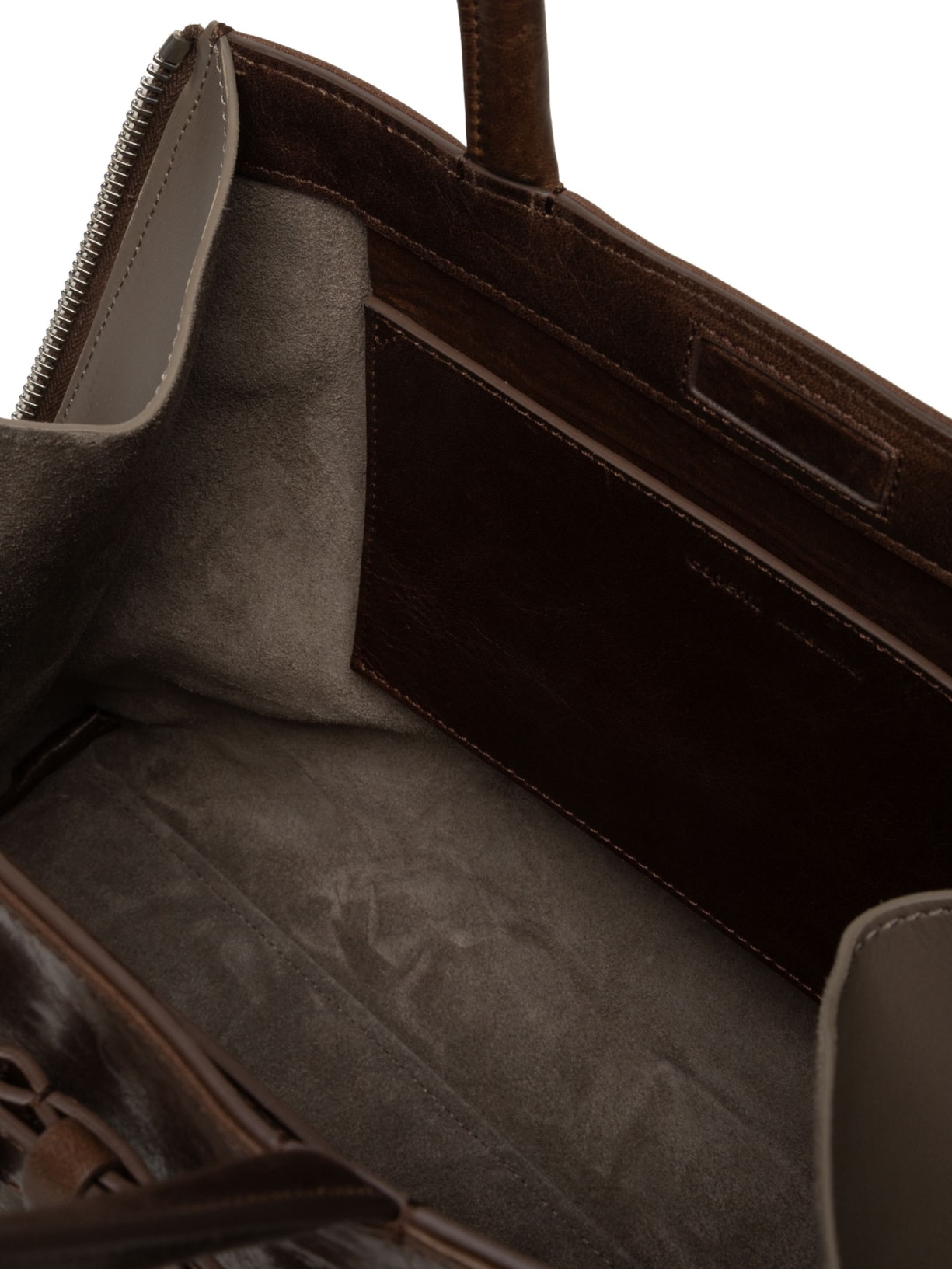 Bolsa De Mão Feminina Data Bag Marrom Coperni