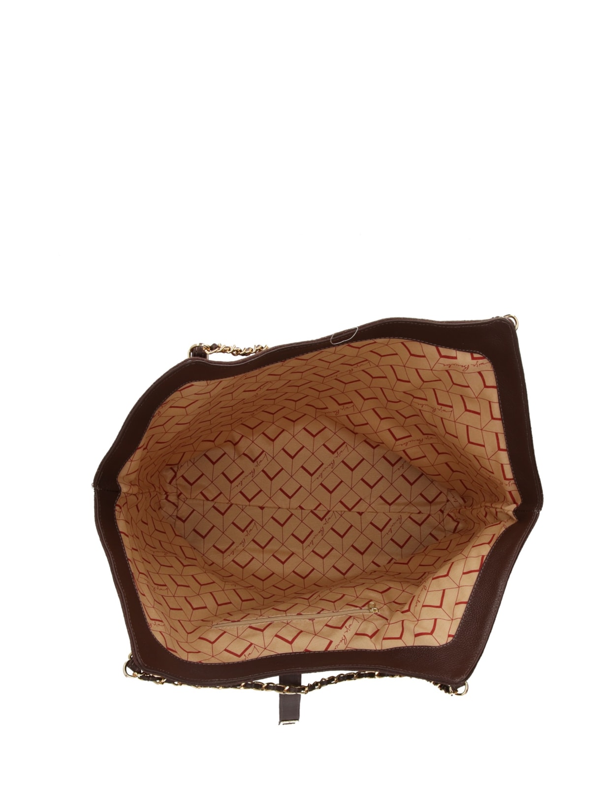 Bolsa De Ombro Feminina Lona Cargo Dubl Viena Marrom Luiza Barcelos