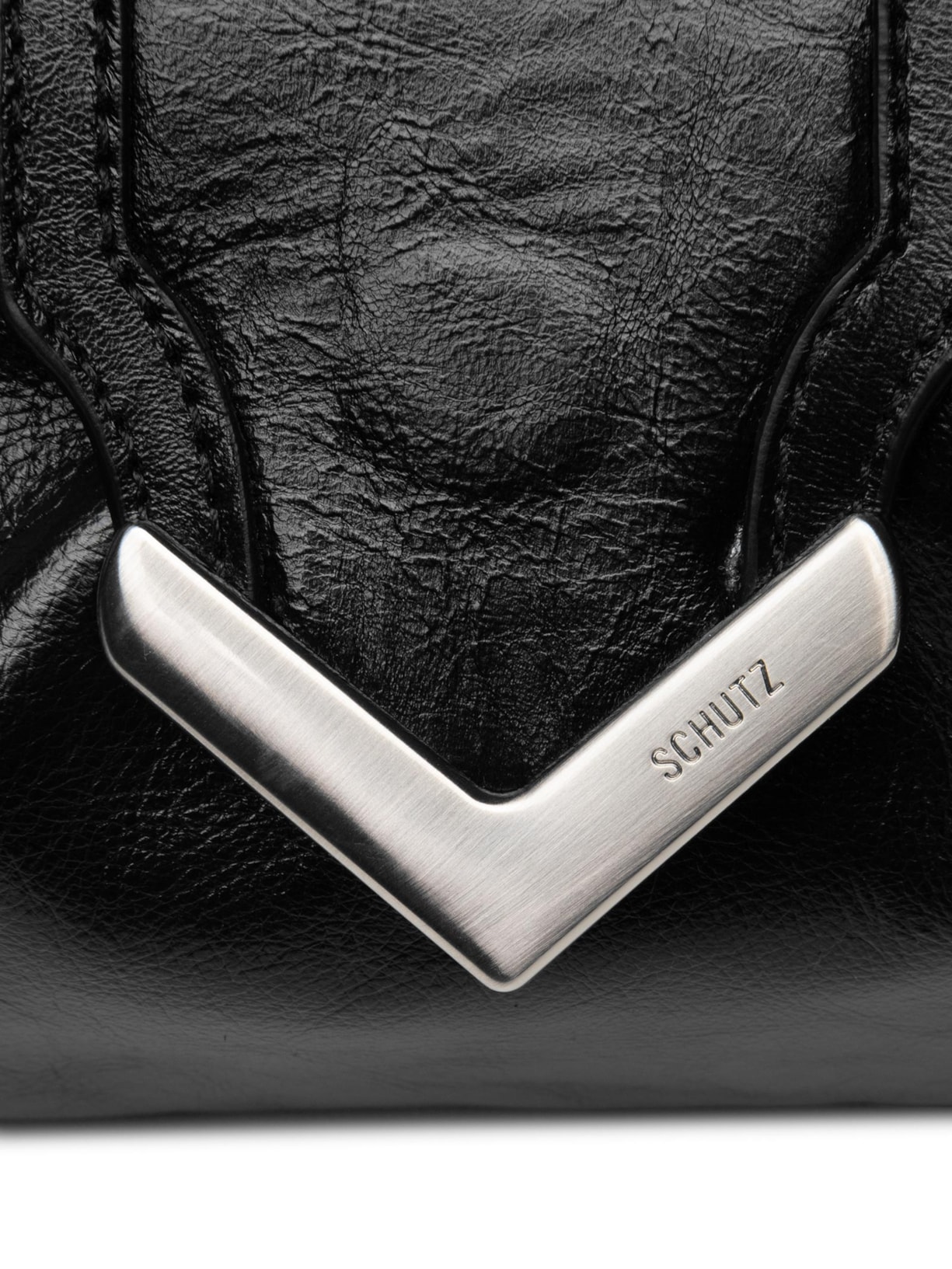 Bolsa de Ombro Feminina Preto Schutz