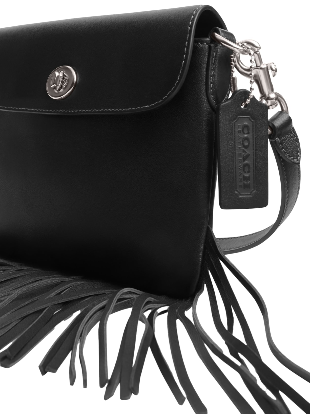 Bolsa Feminina 1964 Fringe Preto Coach