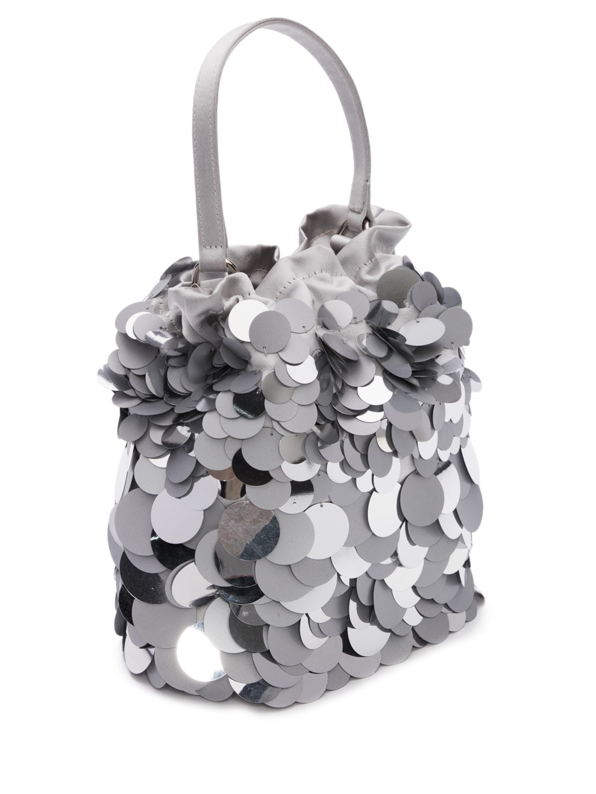 Bolsa Feminina Afrodite Bordada Prata Glorinha Paranaguá