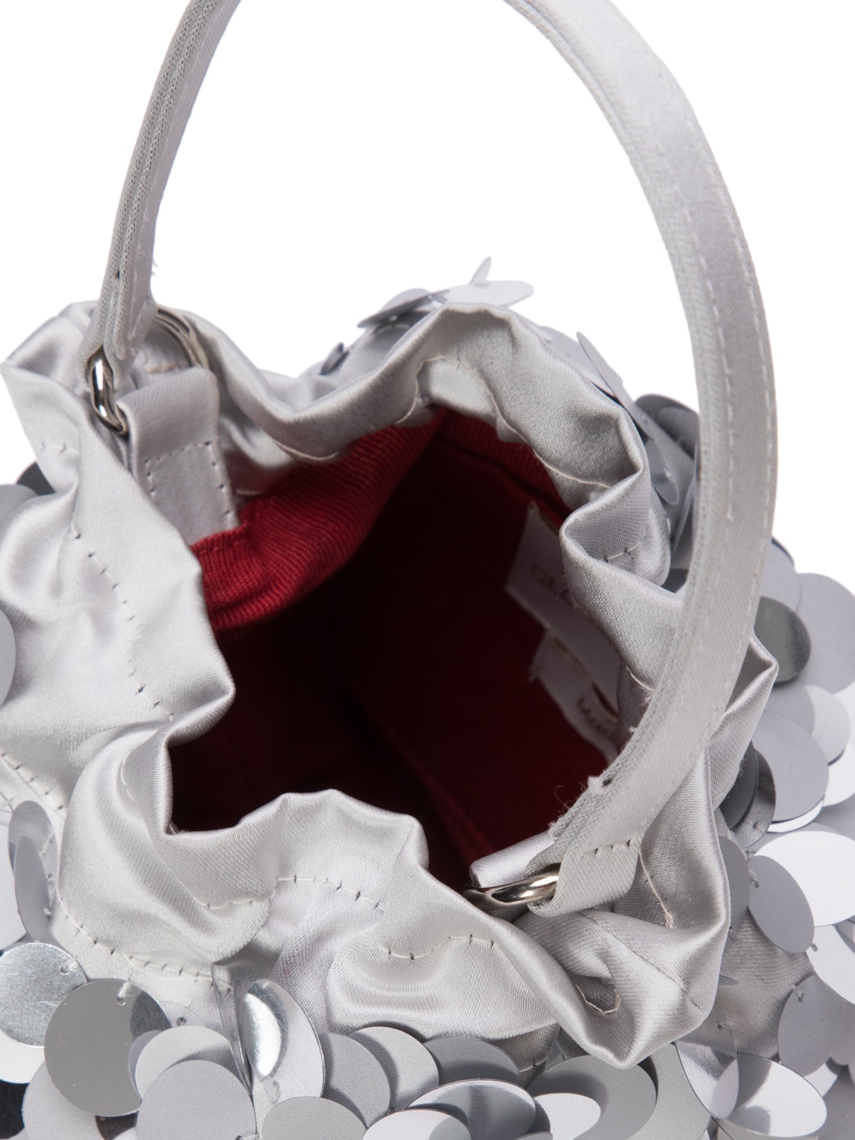 Bolsa Feminina Afrodite Bordada Prata Glorinha Paranaguá