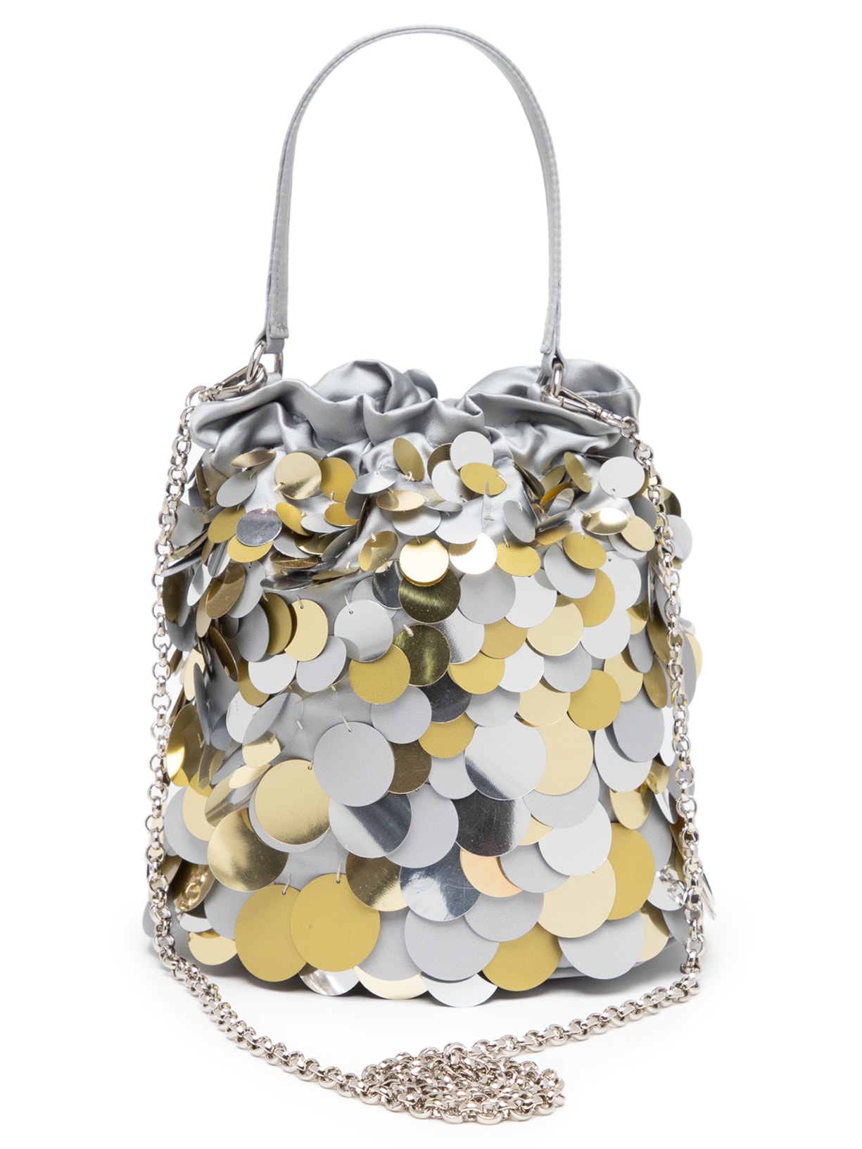 Bolsa Feminina Afrodite Bordada - Prata