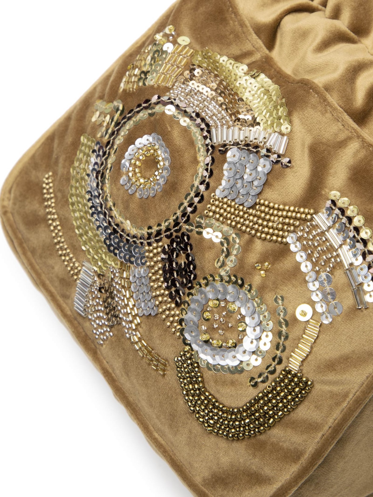 Bolsa Feminina Agnes Veludo Marrom Glorinha Paranaguá