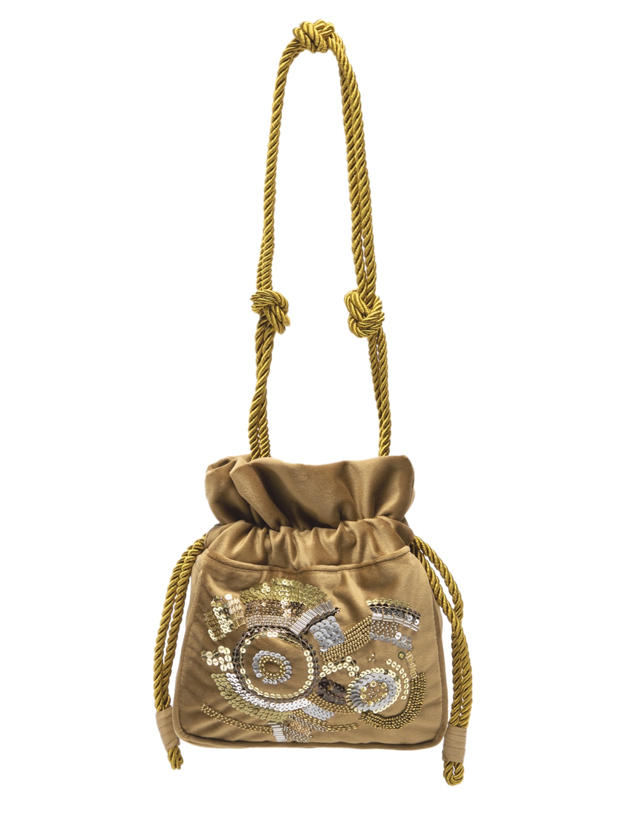 Bolsa Feminina Agnes Veludo Marrom Glorinha Paranaguá