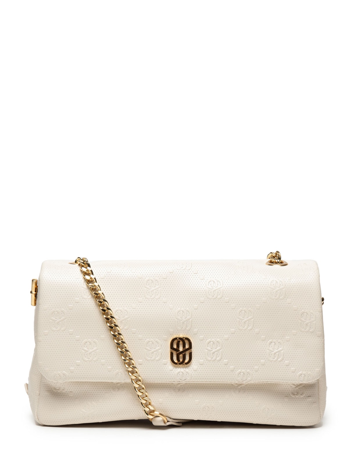 Bolsa Feminina Alça De Correntes - Bege