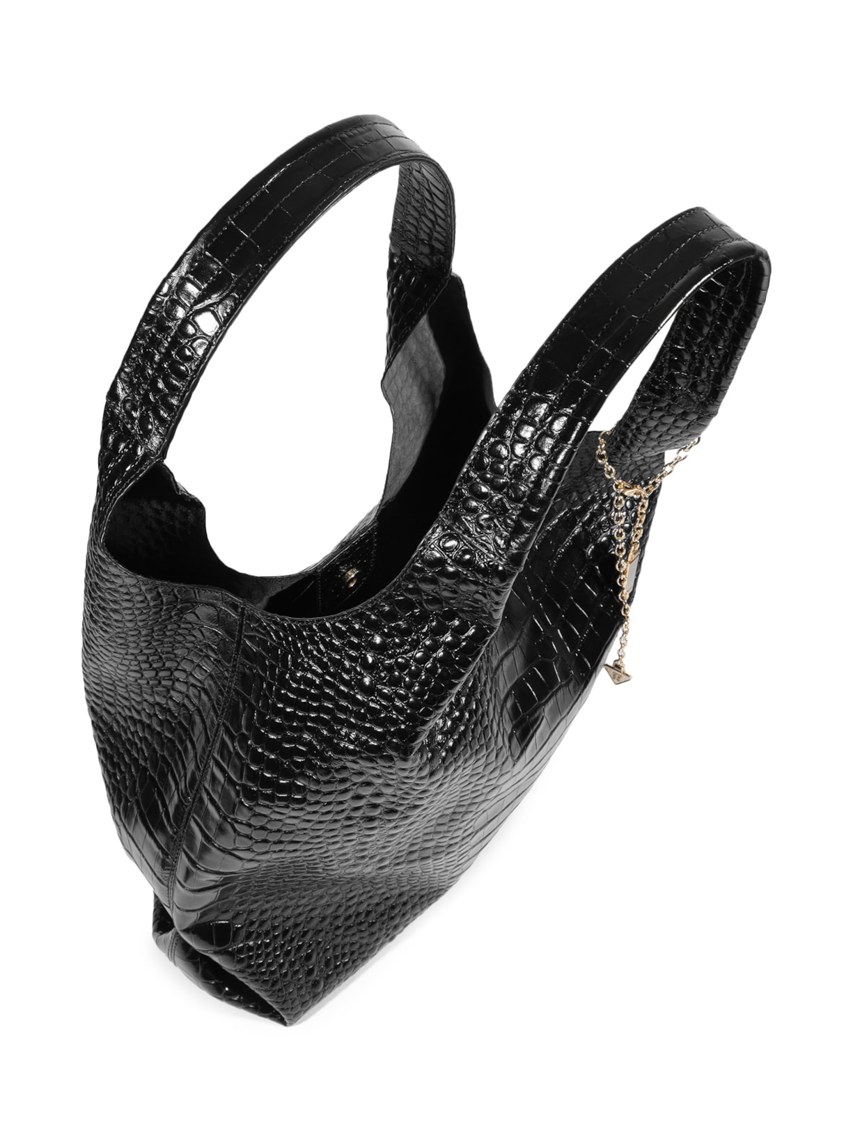 Bolsa Feminina Aligator Shine Preto Schutz