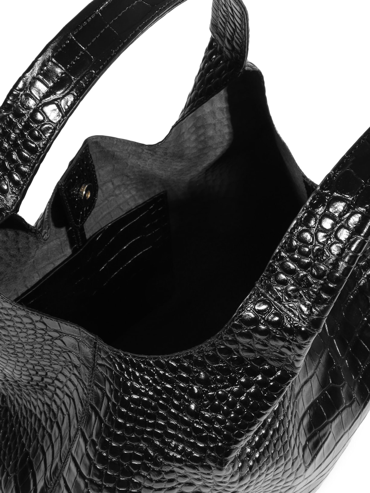 Bolsa Feminina Aligator Shine Preto Schutz