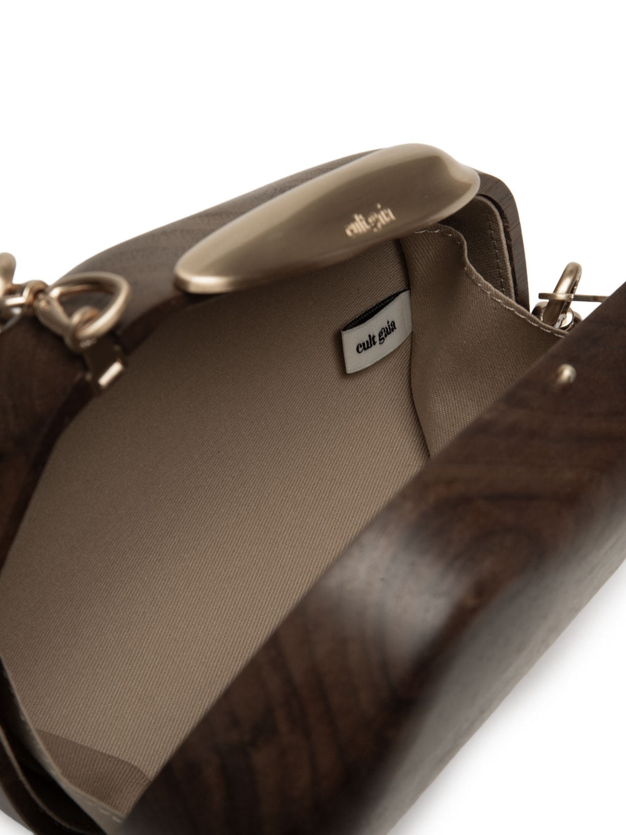 Bolsa Feminina Althea Clutch – Marrom Cult Gaia