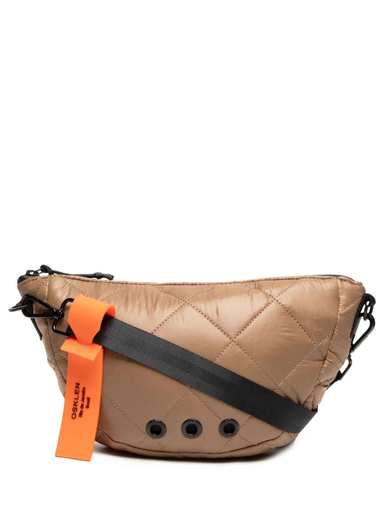 Bolsa Feminina Andiroba Nylon Matelassê - Marrom