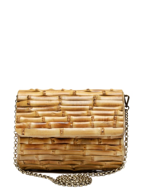 Bolsa Feminina Andrea Bambu - Bege