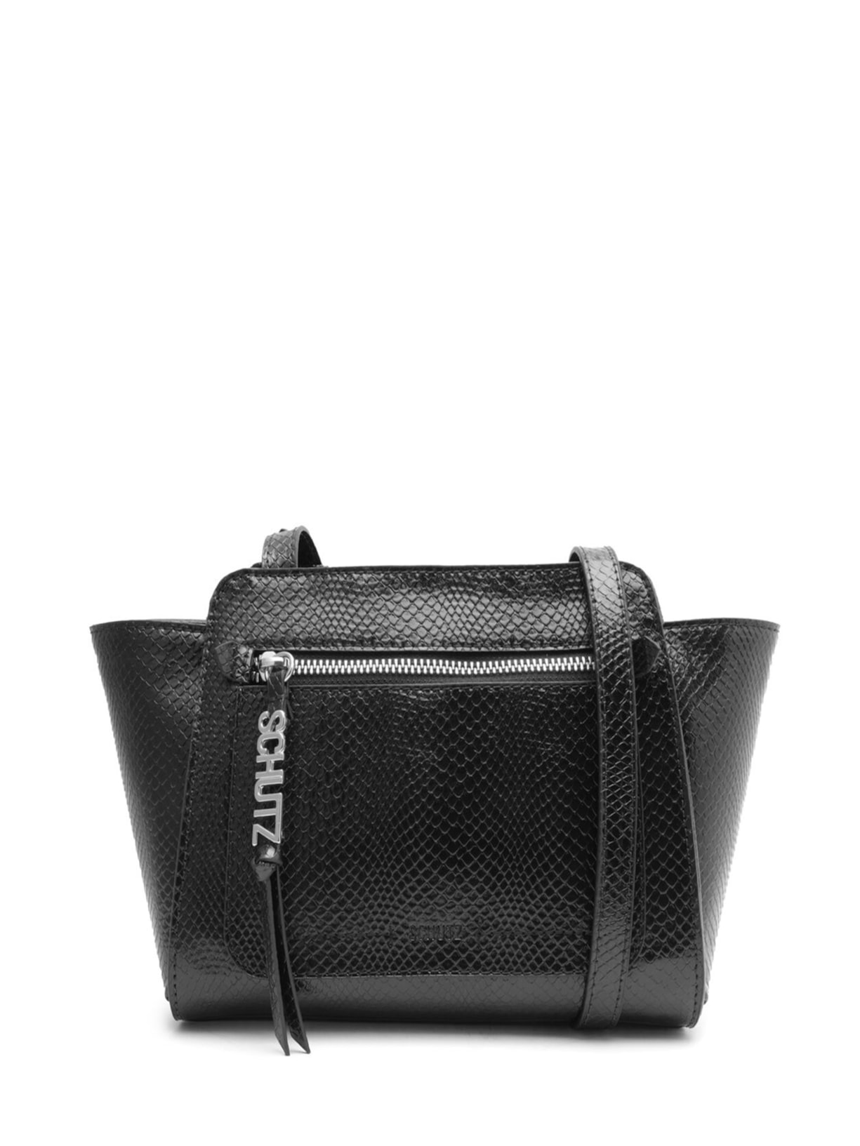 Bolsa Feminina Arizona Tecno Croco Preto Schutz