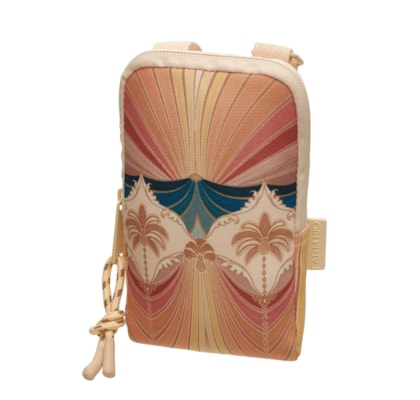 Bolsa Feminina Arpoador Abacaxi Decor - Bege