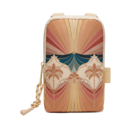 Bolsa Feminina Arpoador Abacaxi Decor - Bege