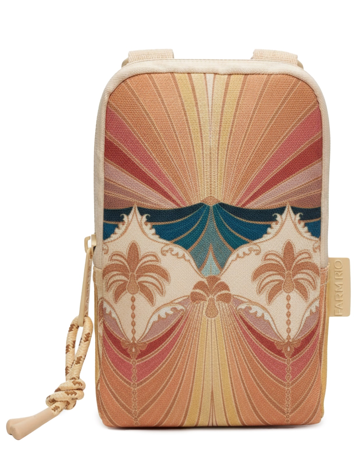 Bolsa Feminina Arpoador Abacaxi Decor - Bege