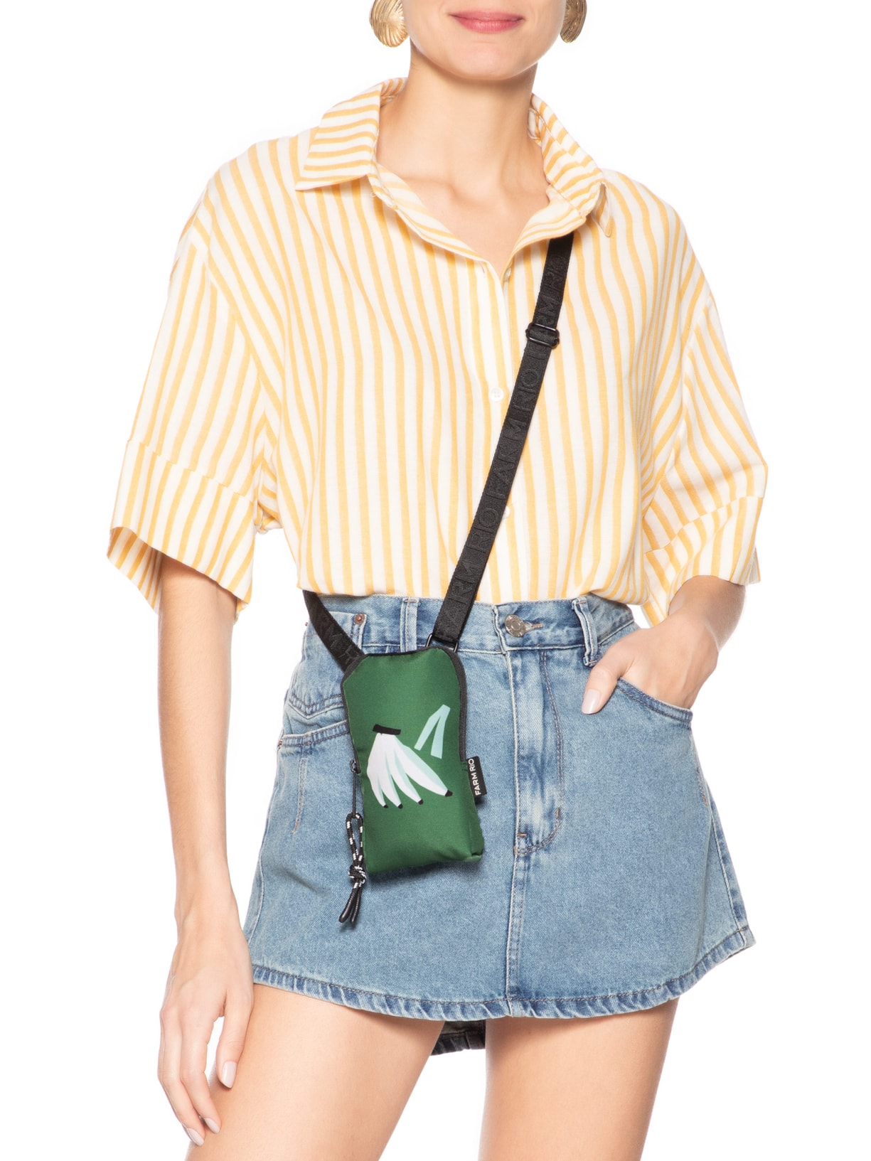 Bolsa Feminina Arpoador Lenço Brasil Verde Farm Etc