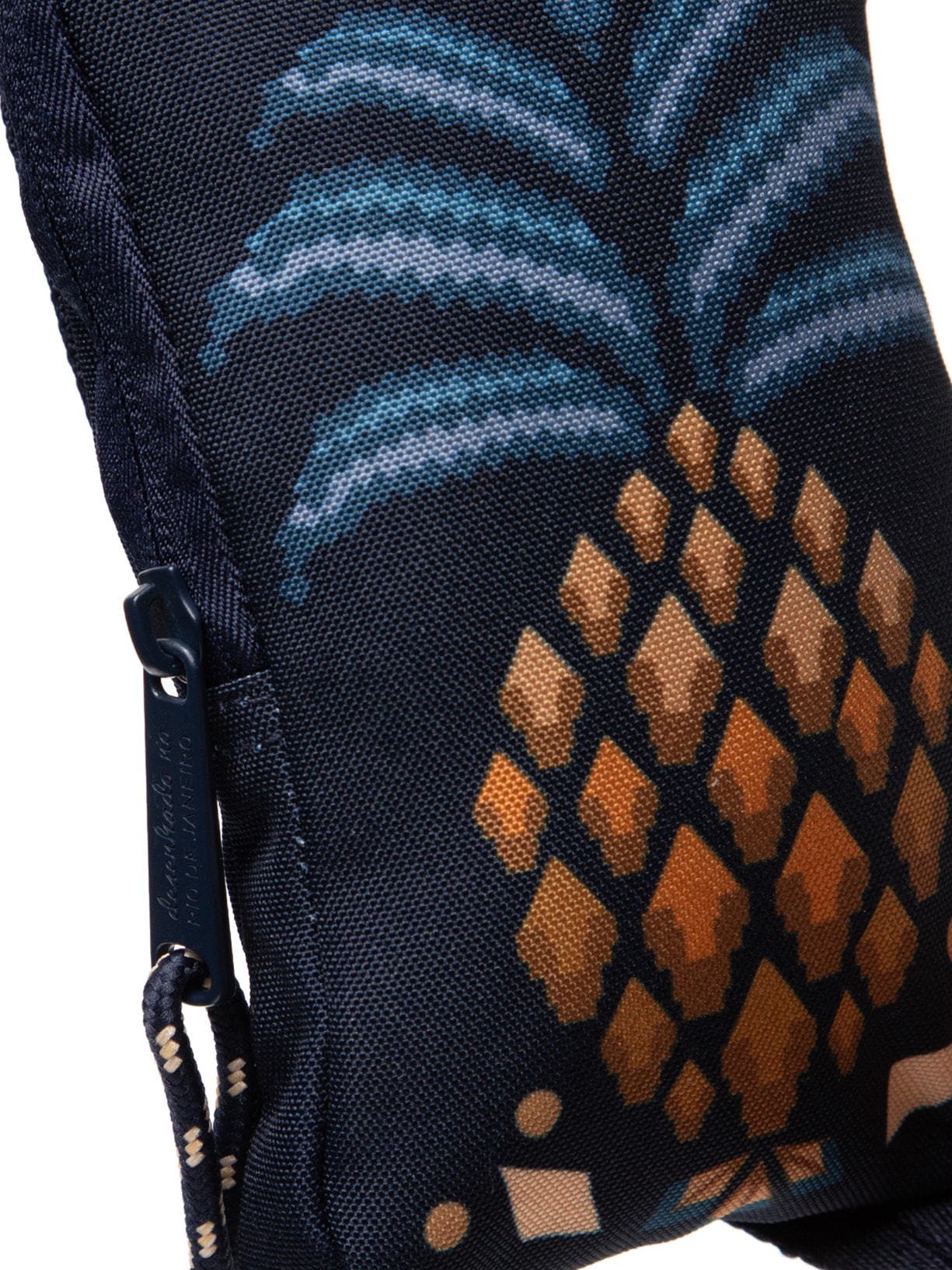 Bolsa Feminina Arpoador Lenço Magia Tropical Azul Farm Etc