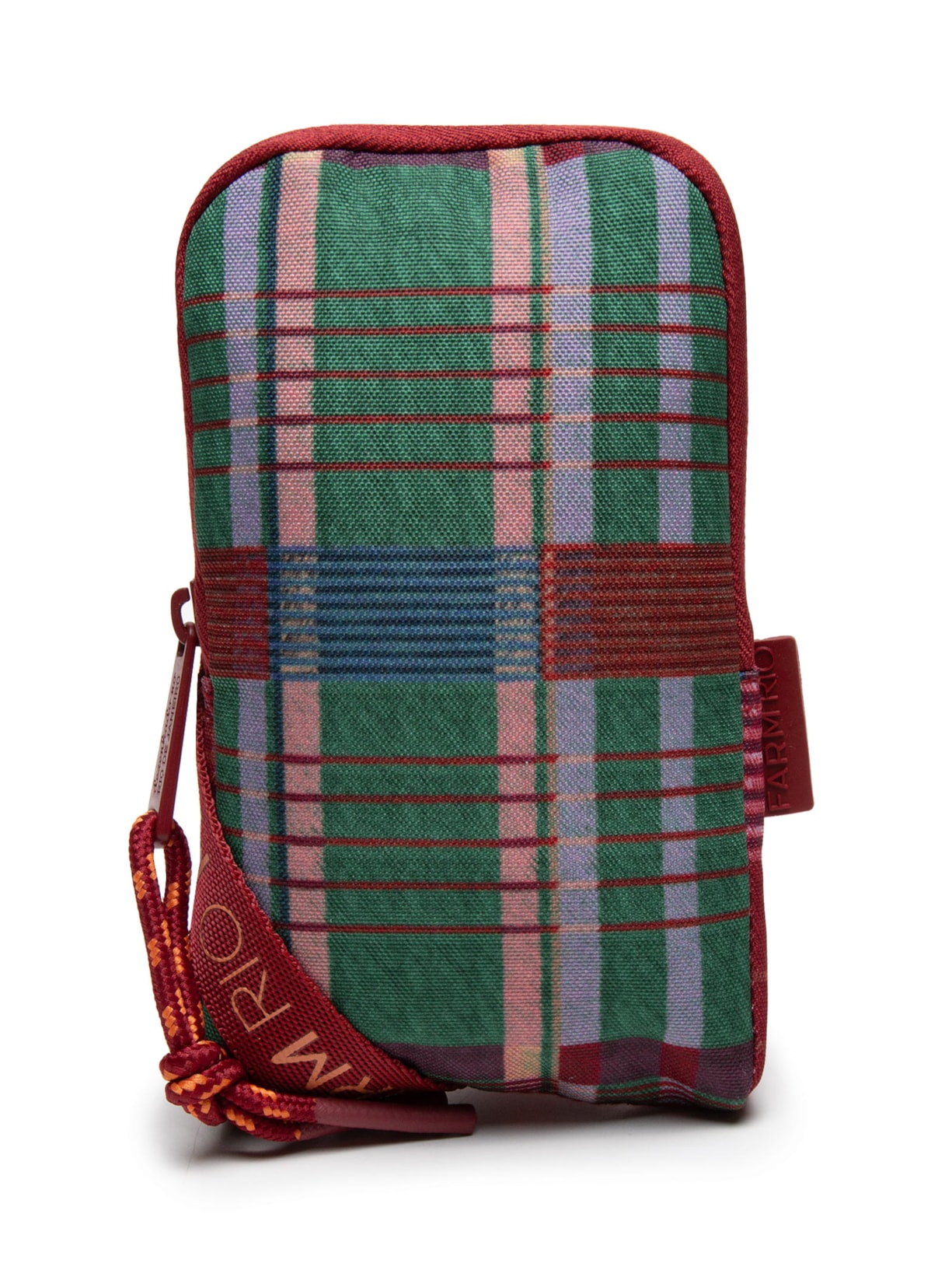 Bolsa Feminina Arpoador Sofia Xadrez - Vermelho