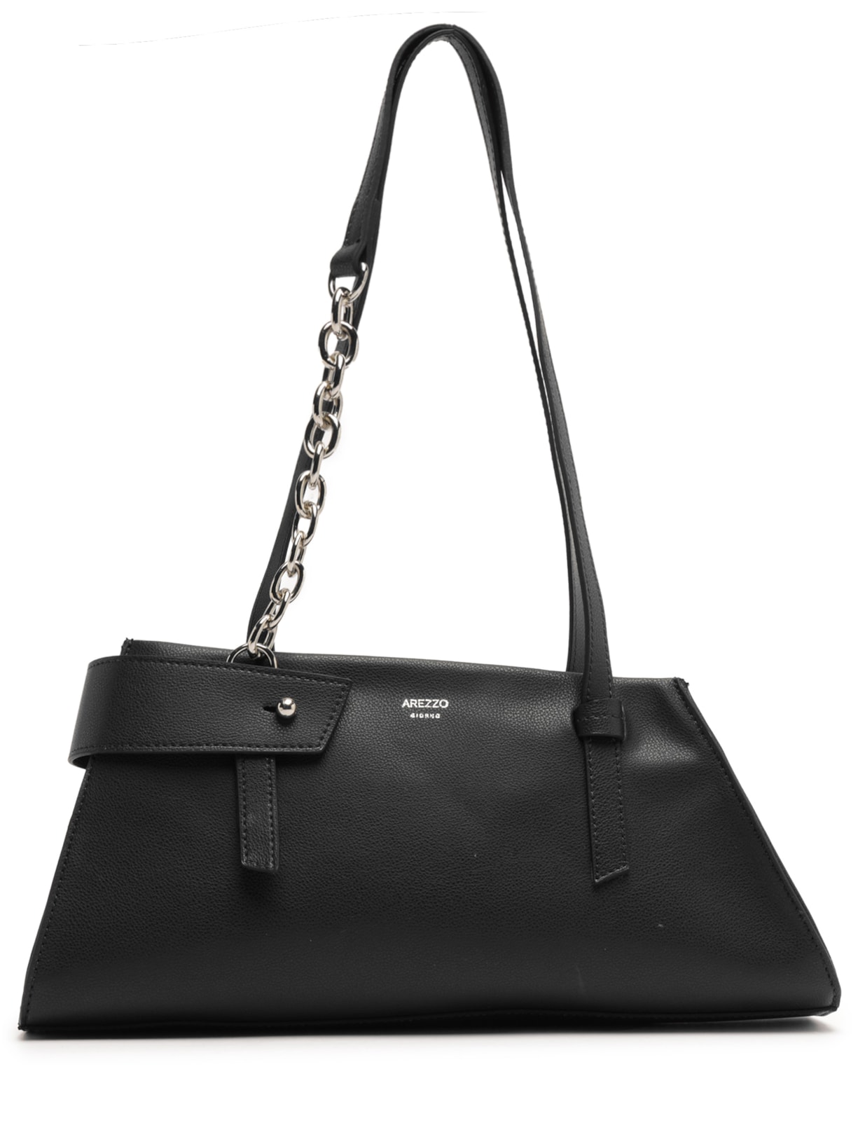 Bolsa Feminina Assimétrica - Preto