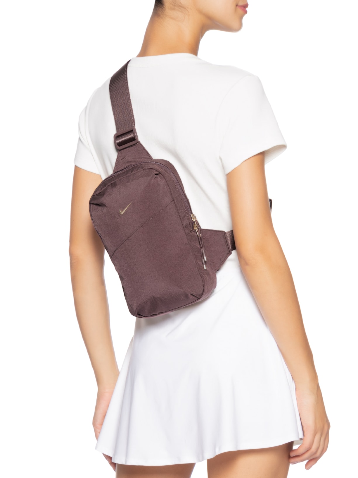 Bolsa Feminina Aura Crossbody 5L Marrom Nike
