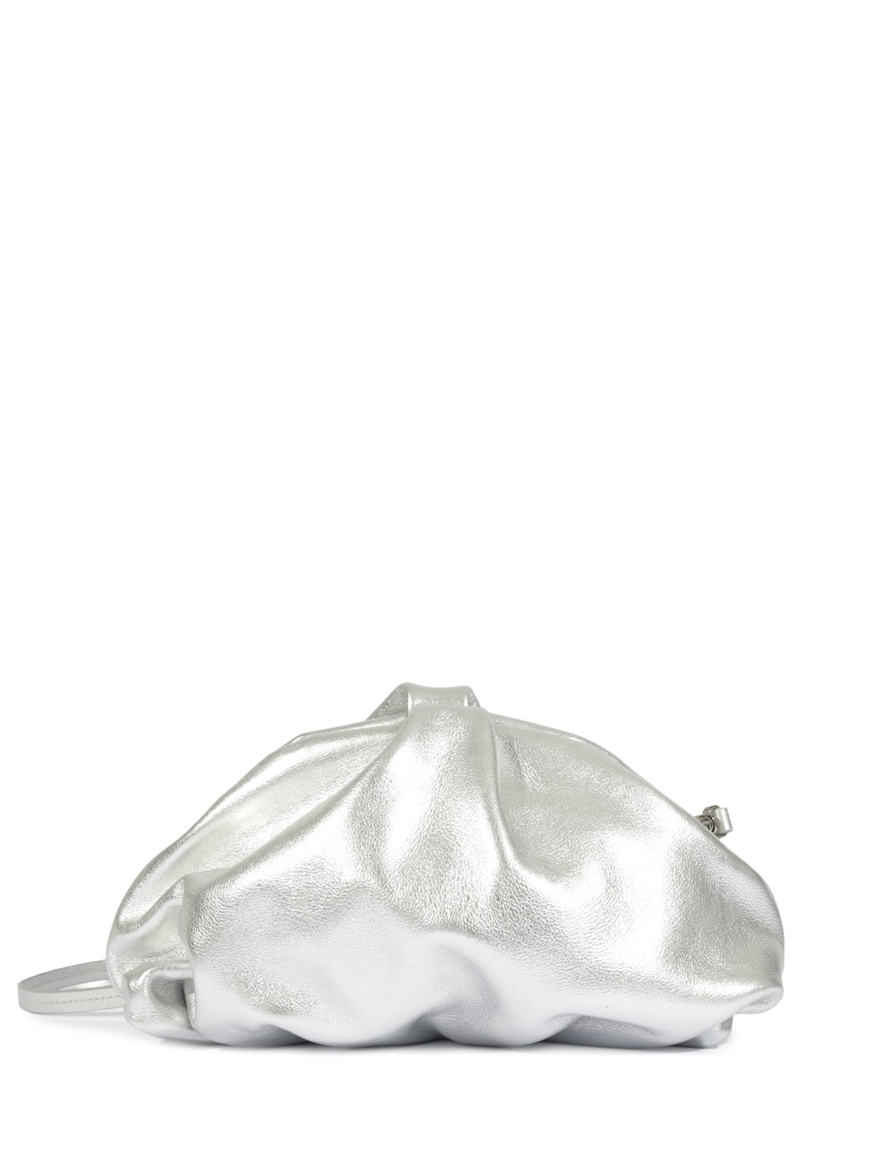 Bolsa Feminina Avril Média Couro Prata Schutz