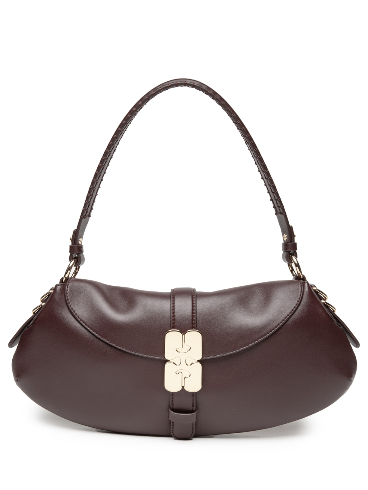 Bolsa Feminina B-Kat Butter Marrom Ganni