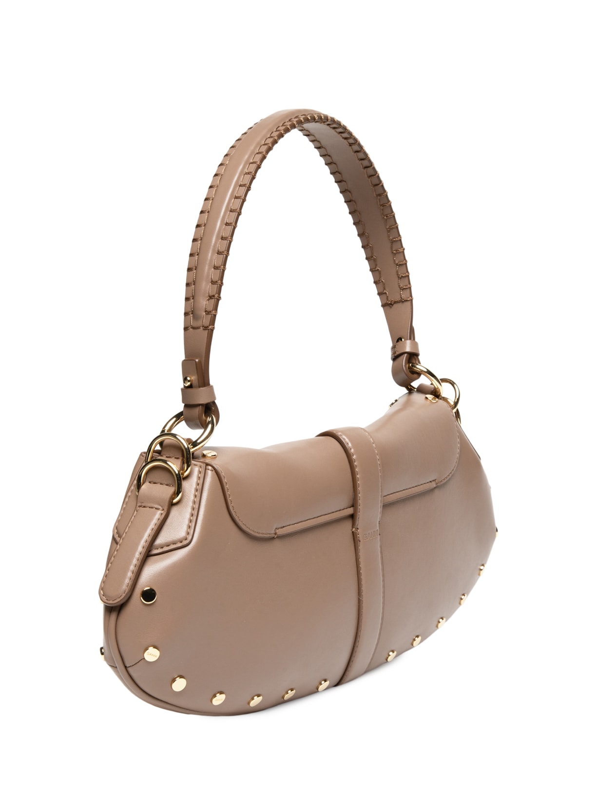 Bolsa Feminina B-Kat Studs Marrom Ganni