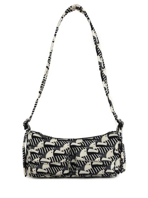 Bolsa Feminina Baguete Bico De Tucano - Preto