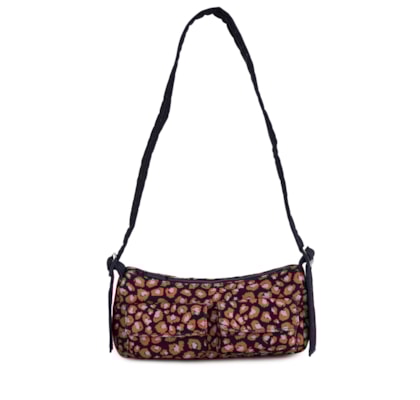 Bolsa Feminina Baguete Leopard Pop - Azul