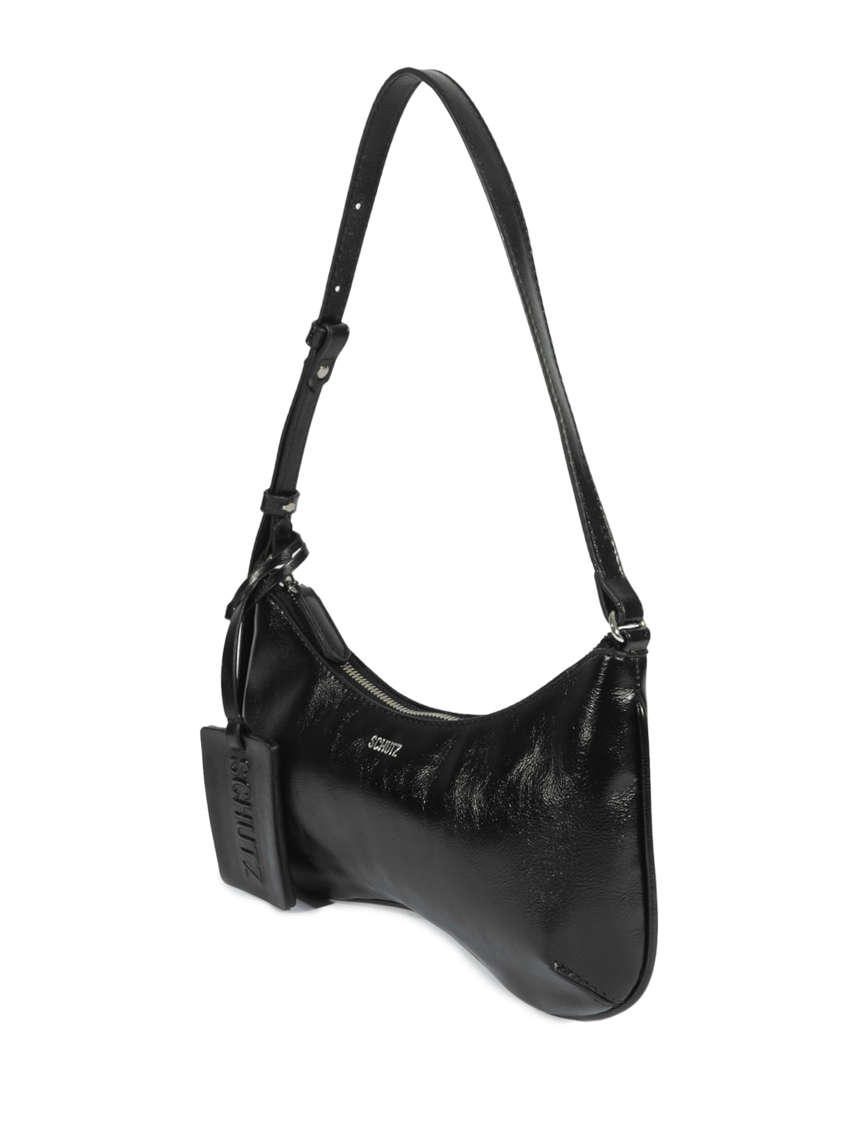 Bolsa Feminina Baguete Média Preto Schutz