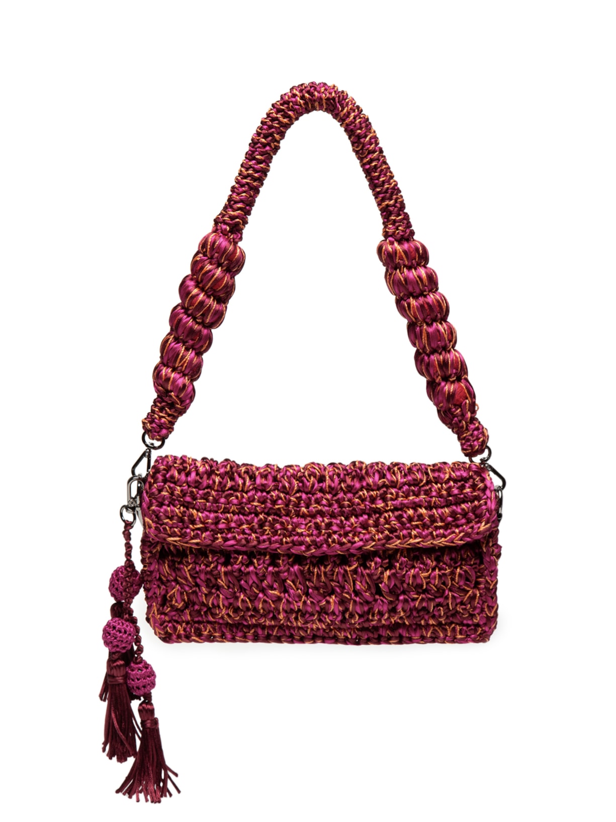 Bolsa Feminina Baguete Nuvem - Rosa