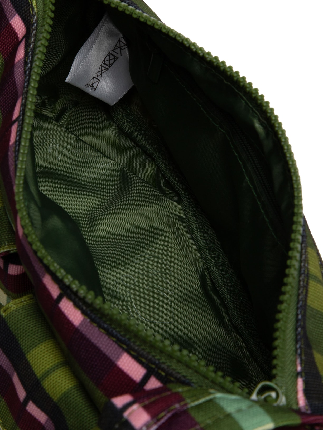 Bolsa Feminina Baguete Xadrez Verde Farm Etc