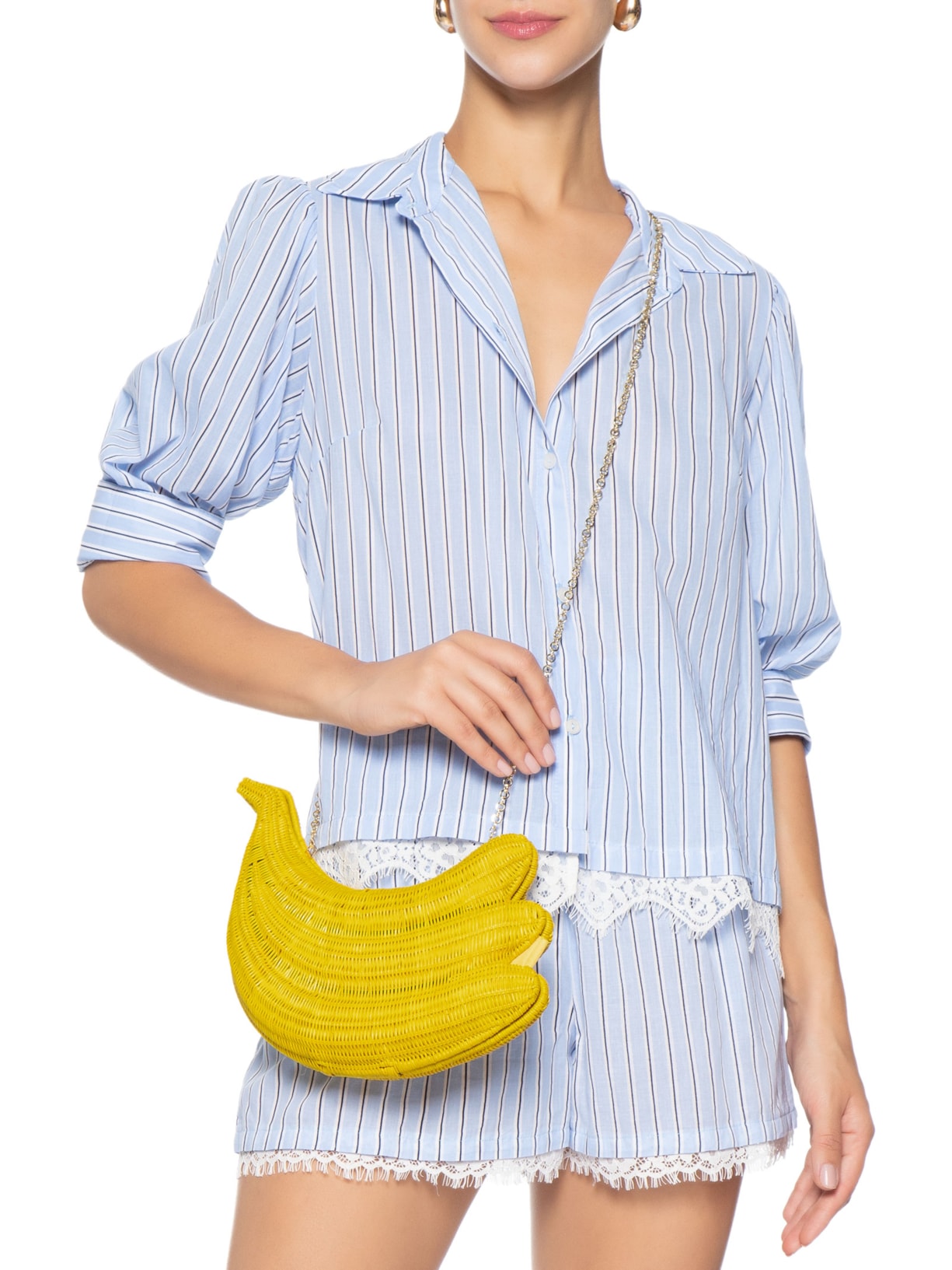 Bolsa Feminina Banana Bunch WK Amarelo Serpui