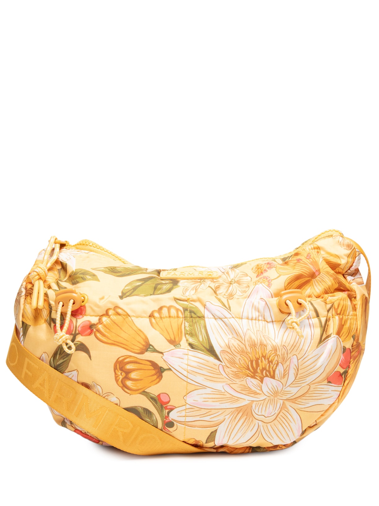 Bolsa Feminina Banana P Floral Ararajuba - Amarelo