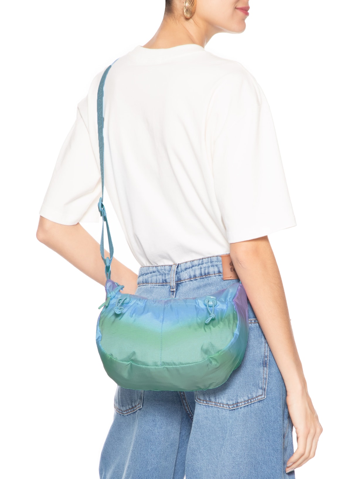 Bolsa Feminina Banana P Marau Azul Farm Etc