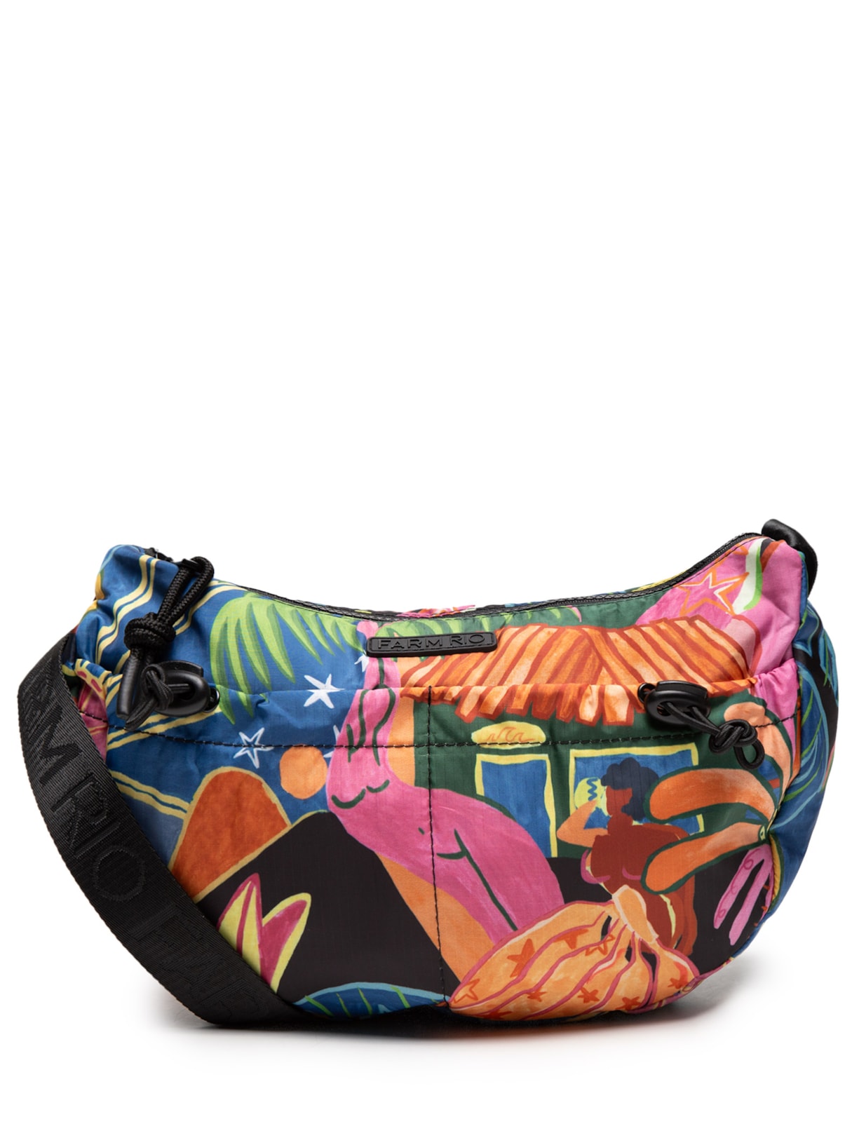 Bolsa Feminina Banana P Rio Fantasia - Preto