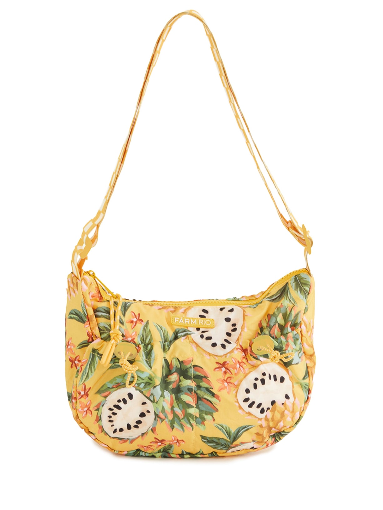 Bolsa Feminina Banana Pequena Biriba Amarelo Farm Etc