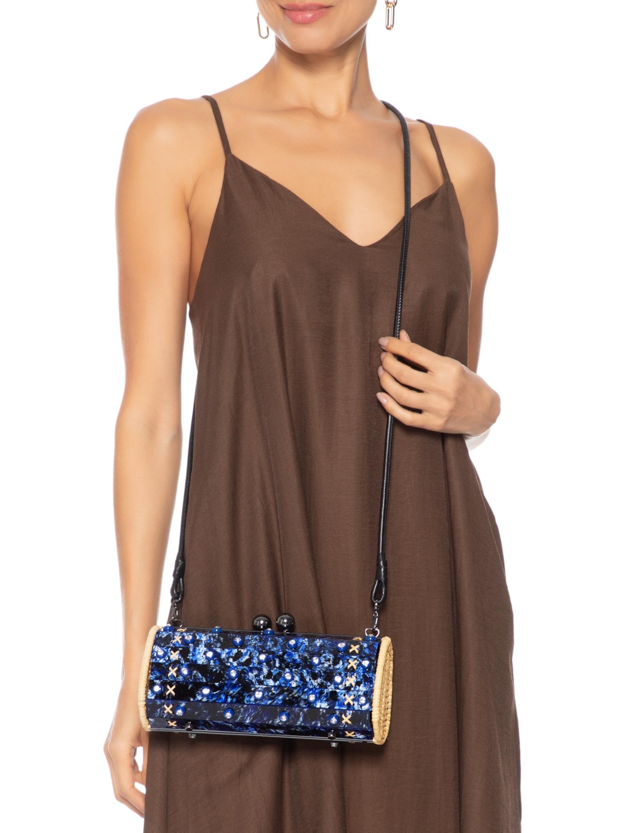 Bolsa Feminina Baoba Onix II Lorum Azul Waiwai