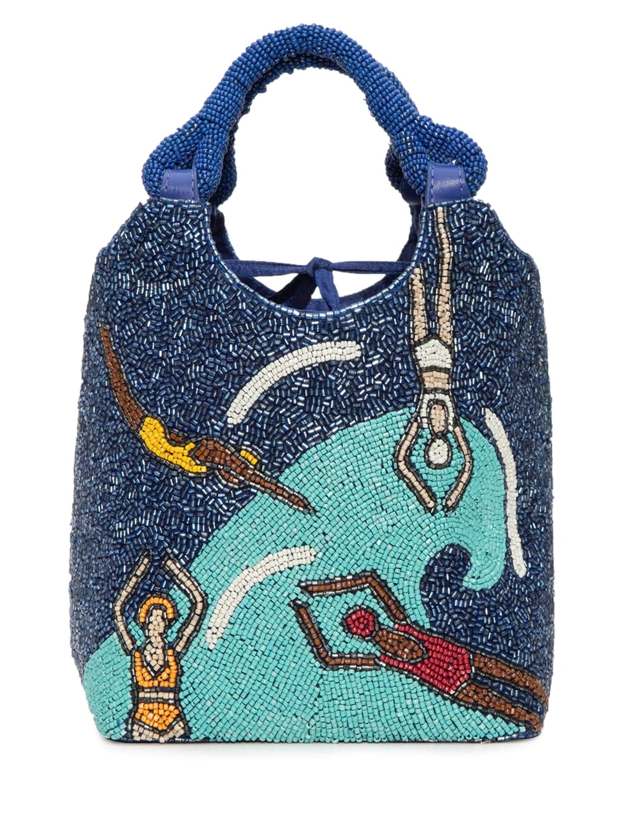 Bolsa Feminina Beaded Cote Bag Swimmers - Azul