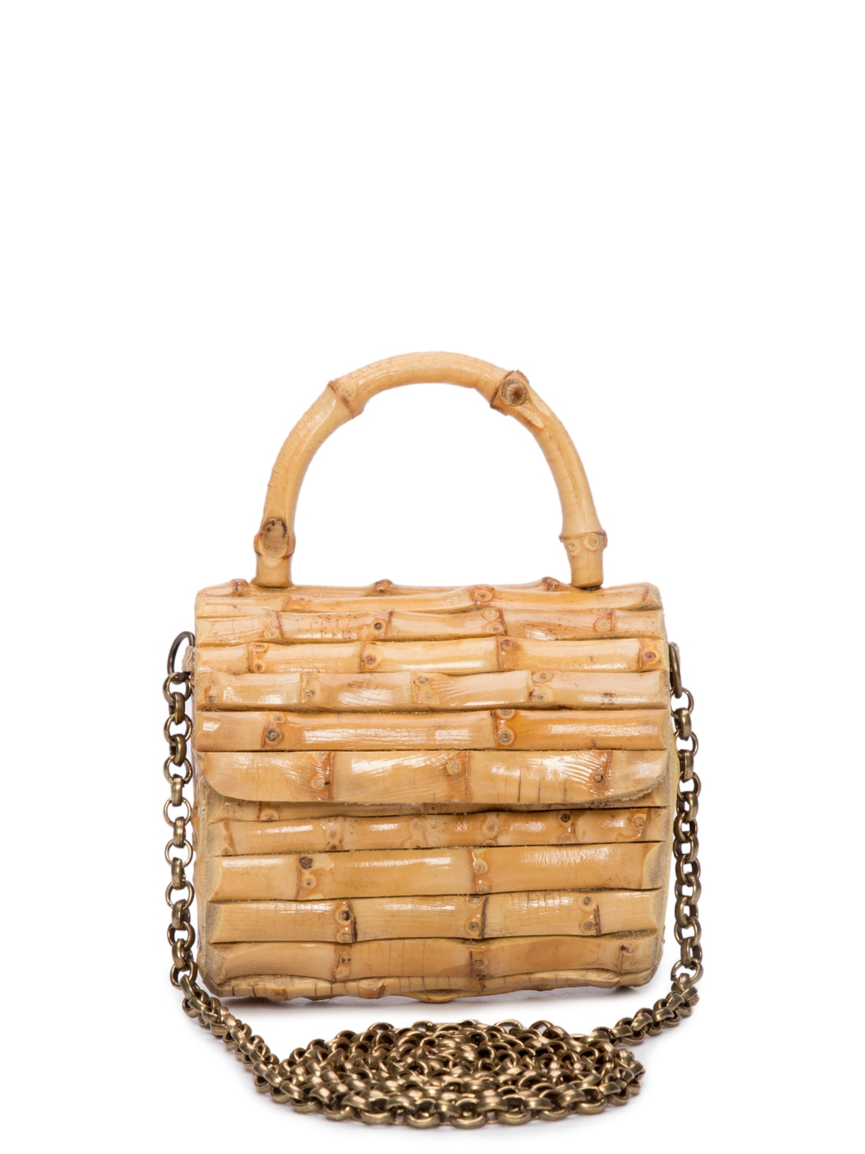 Bolsa Feminina Belzinha Bambu - Bege