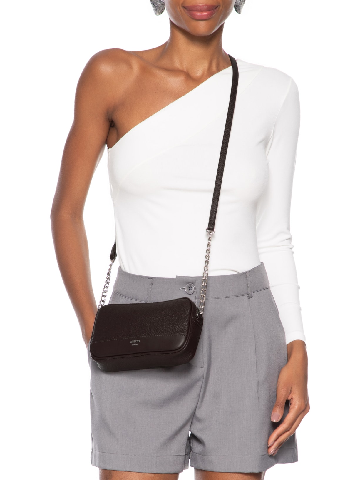 Bolsa Feminina Bi Flo Marrom Arezzo