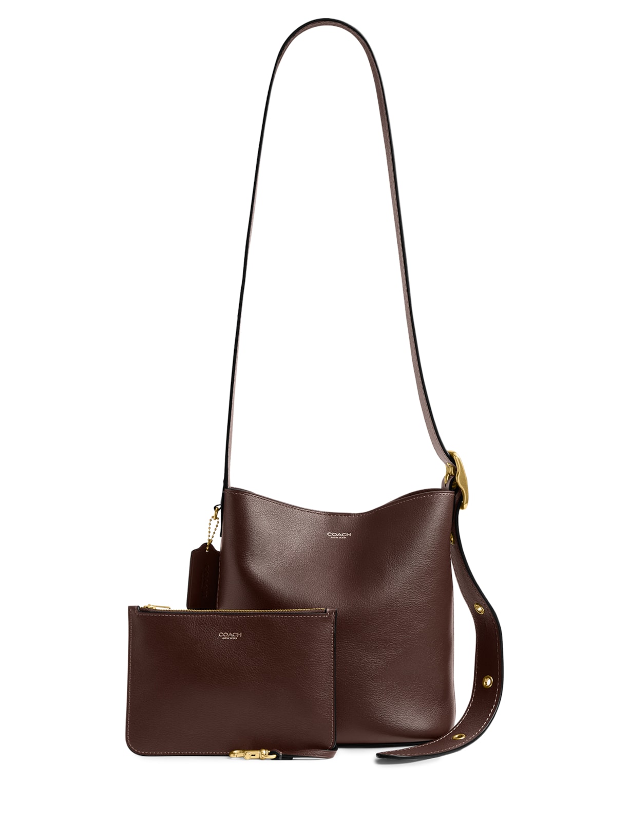 Bolsa Feminina Bleecker Bucket Marrom Coach