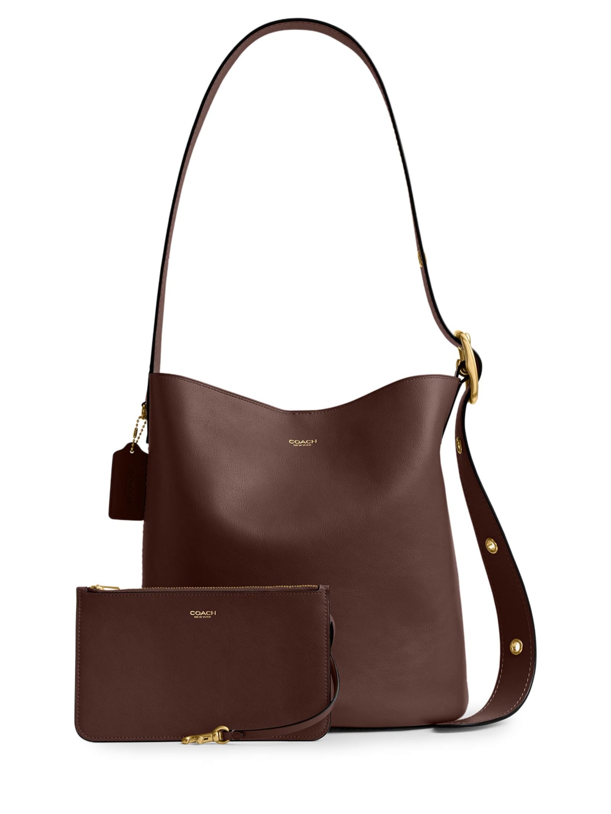 Bolsa Feminina Bleecker Bucket Marrom Coach