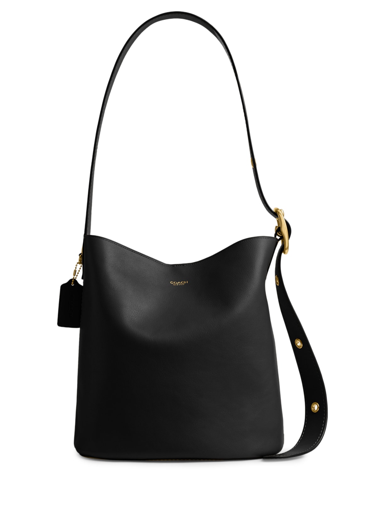 Bolsa Feminina Bleecker Bucket Média  Preto Coach