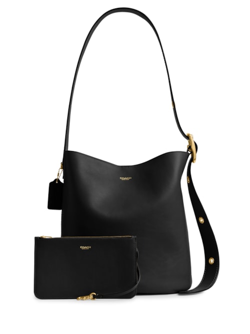 Bolsa Feminina Bleecker Bucket Média - Preto