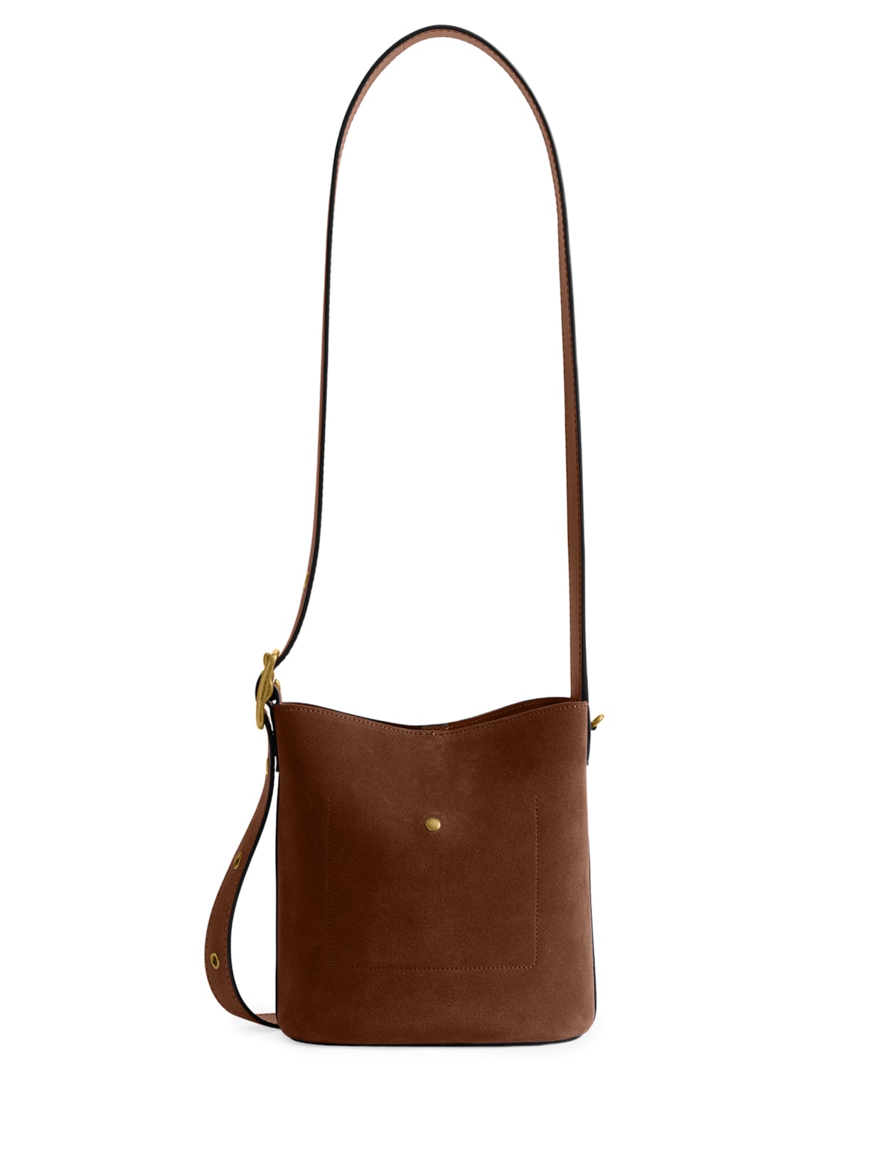 Bolsa Feminina Bleecker Bucket Suede Marrom Coach