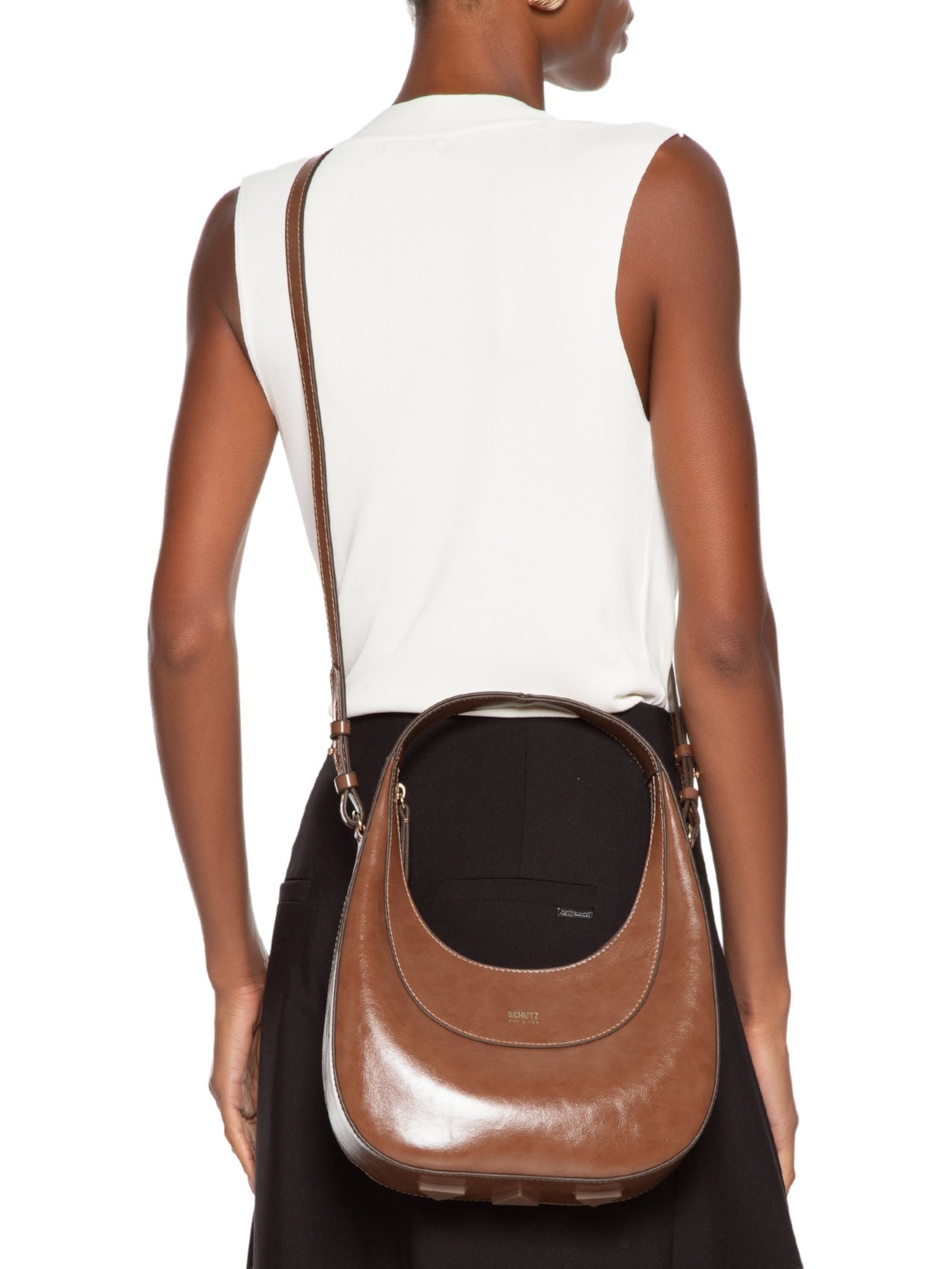 Bolsa Feminina Boho Marrrom Schutz