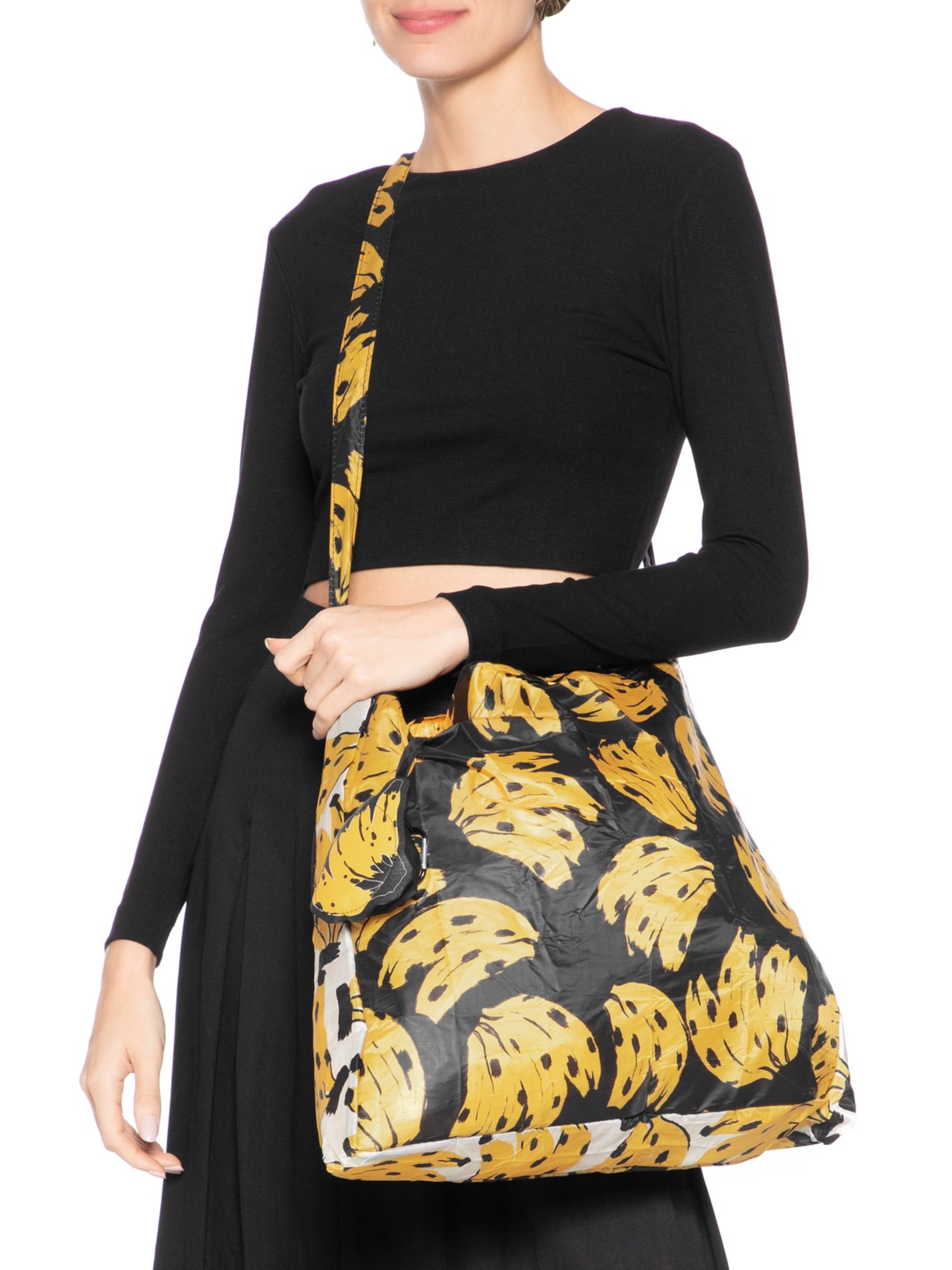 Bolsa Feminina Bolsinha Me Leva Bossa Banana Amarelo Farm Etc