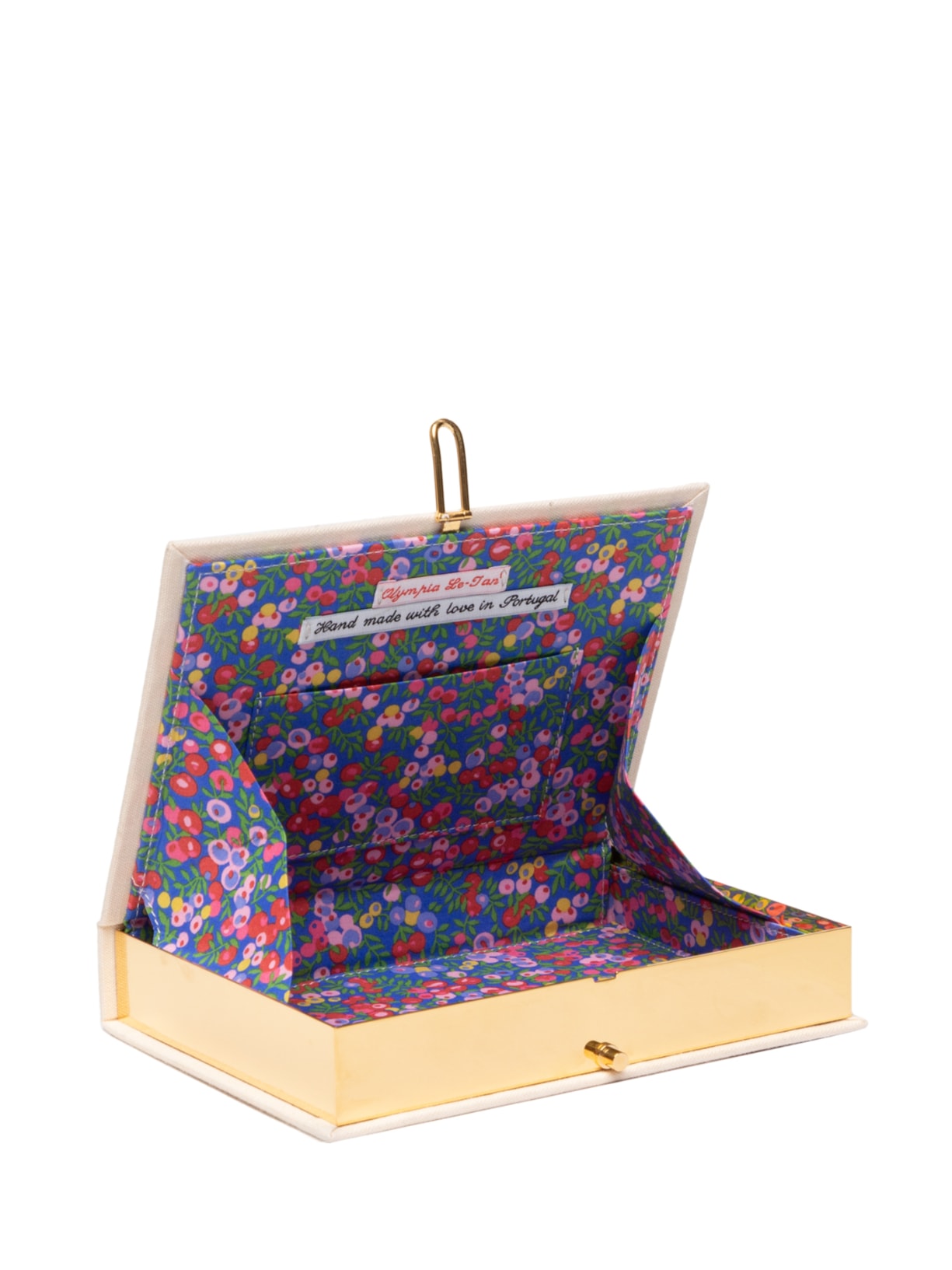 Bolsa Feminina Book Clutch Kandinsky Bege Olympia Le-tan