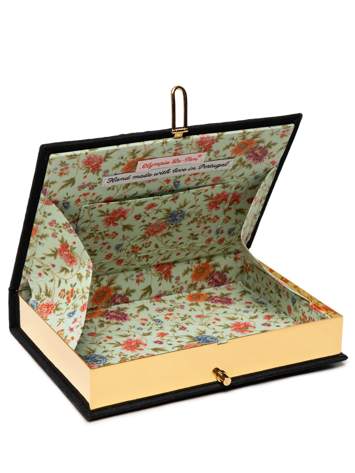 Bolsa Feminina Book Clutch New York City Black Preto Olympia Le-tan